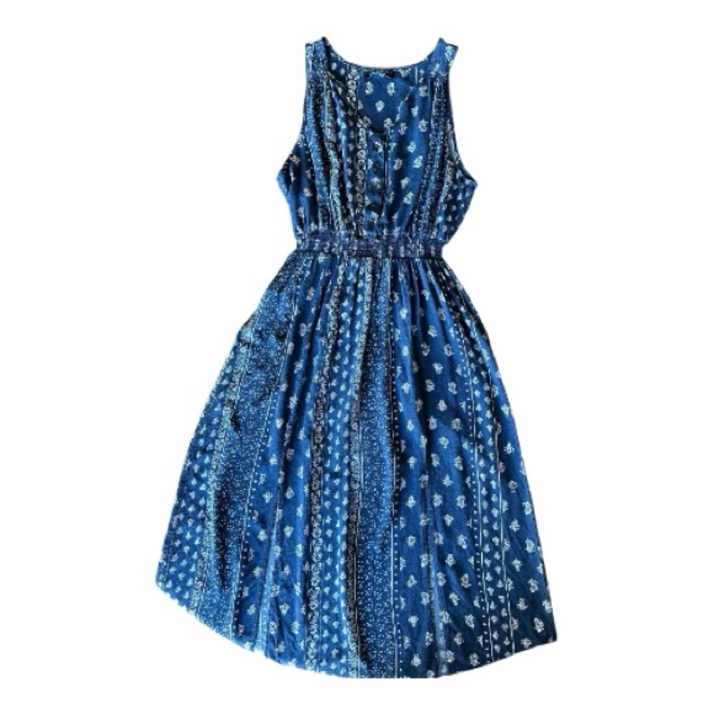 New Look Blue Boho Maxi Dress Size 1X